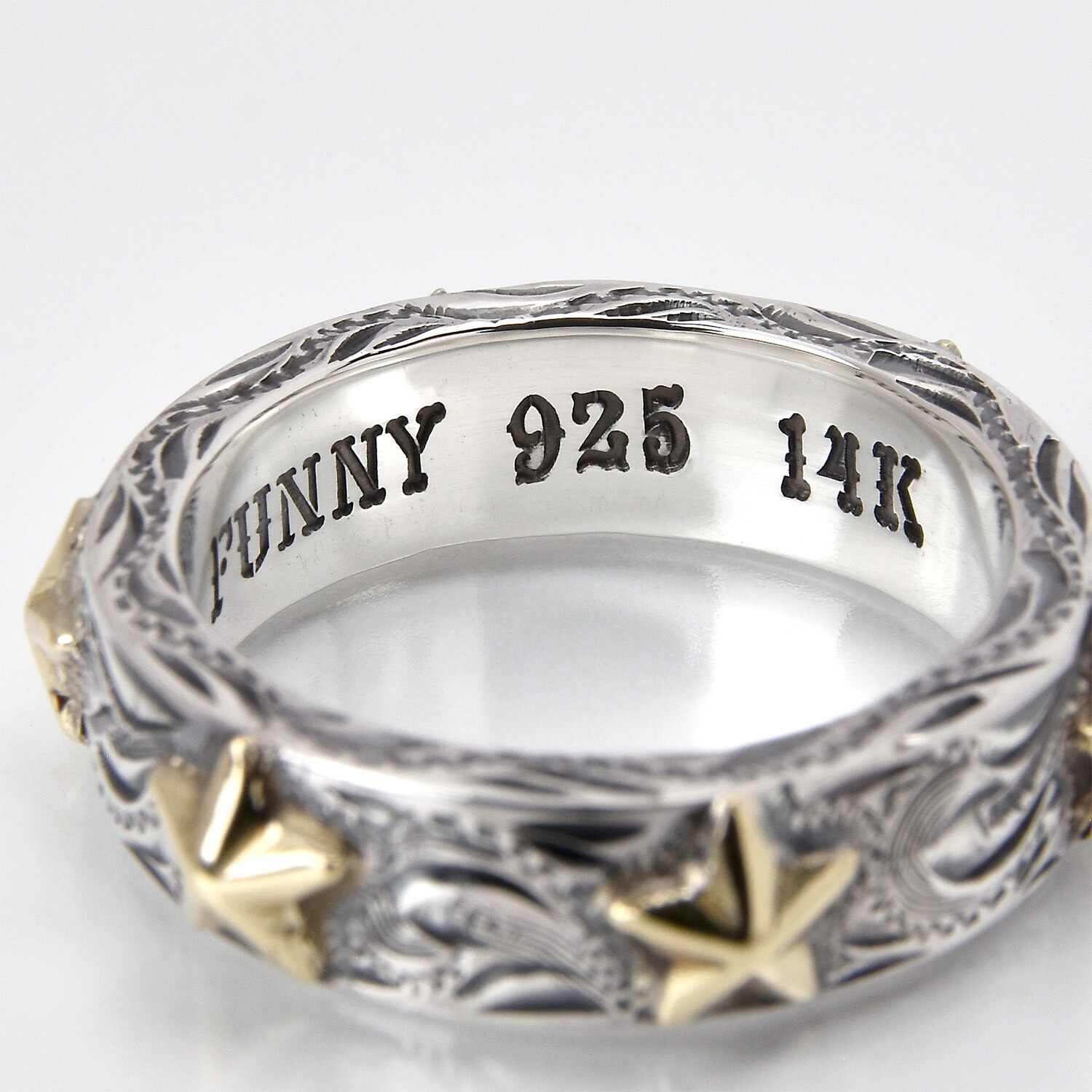 楽天市場】【FUNNY公式ストア】 6スターリング 【14K ゴールド スター