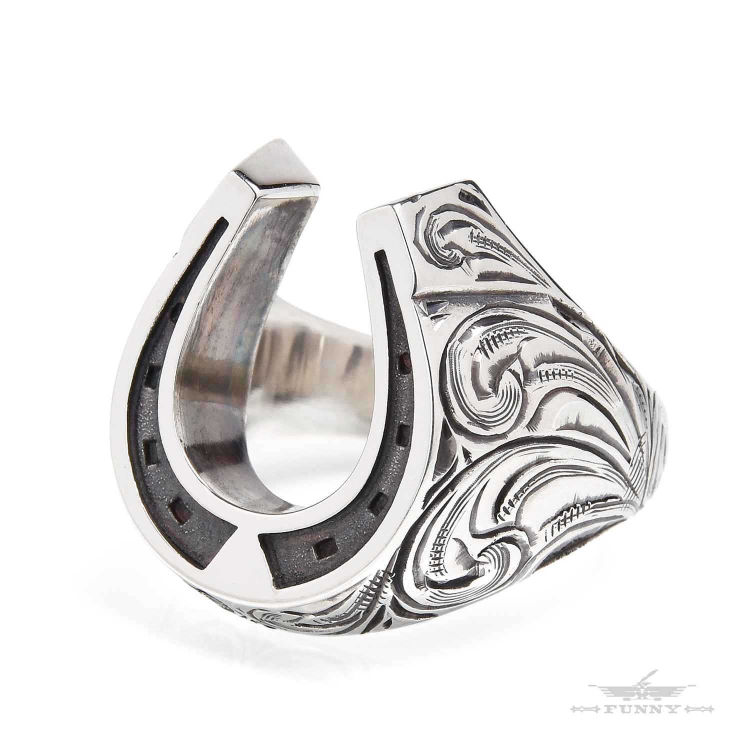 楽天市場】【FUNNY公式ストア】 ハンドエングレーブ ホースシュー