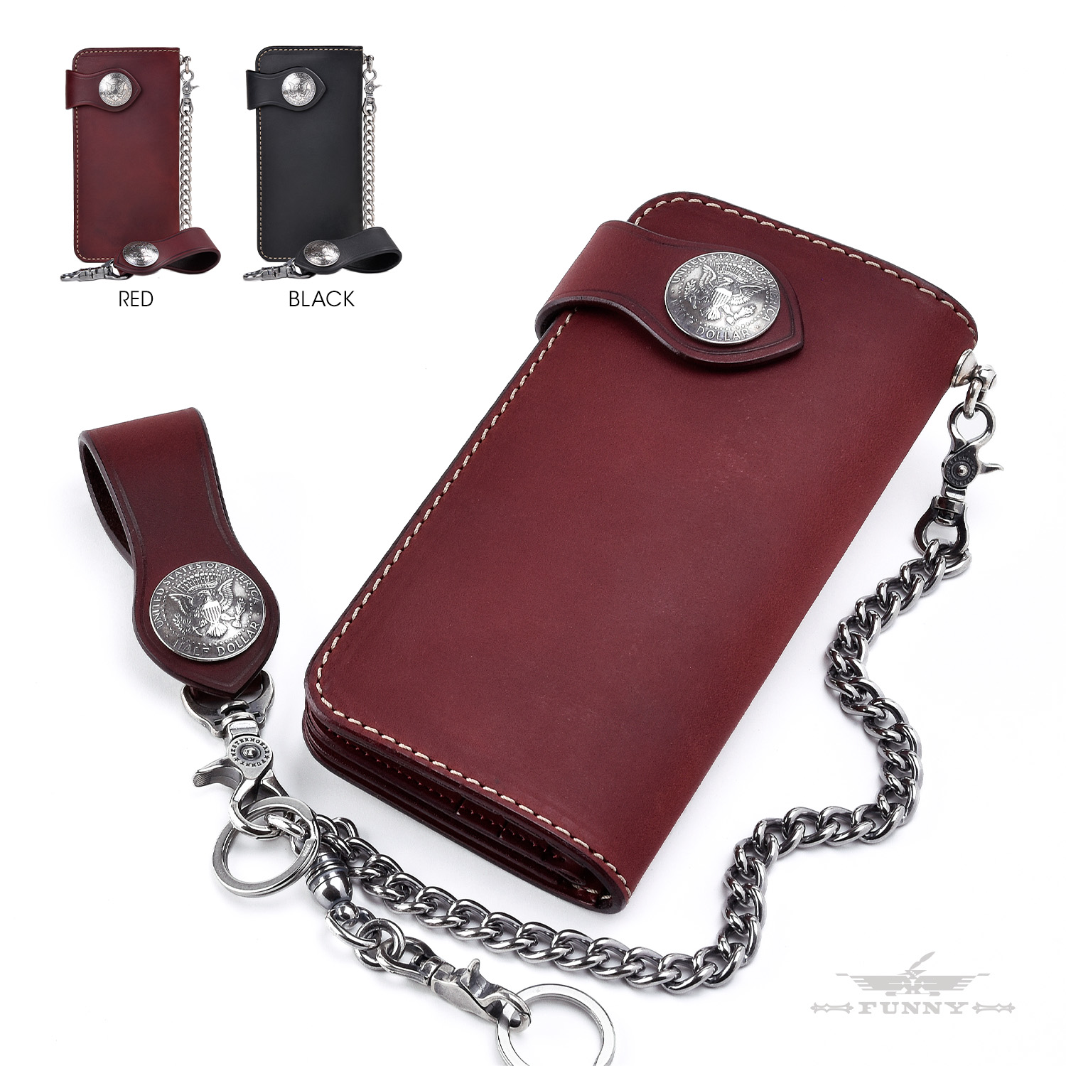 楽天市場】【FUNNY公式ストア】 FUNNY ファニー ライダースウォレット