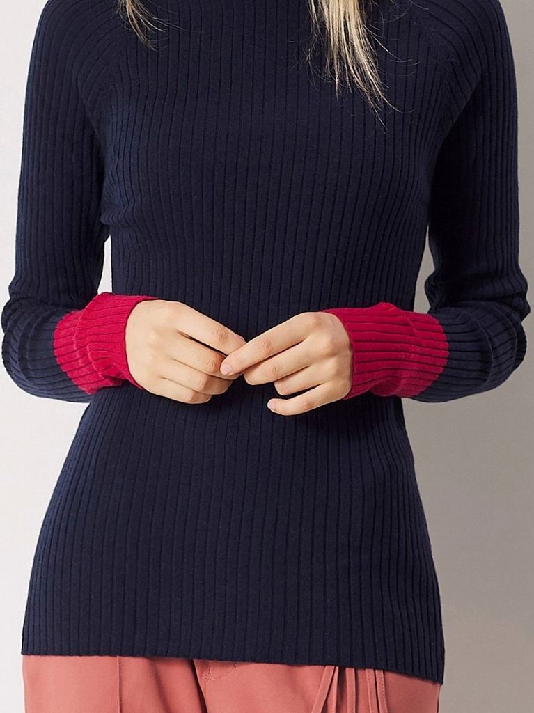 楽天市場】【送料無お買い物マラソン クーポン料】 バイカラーリブ