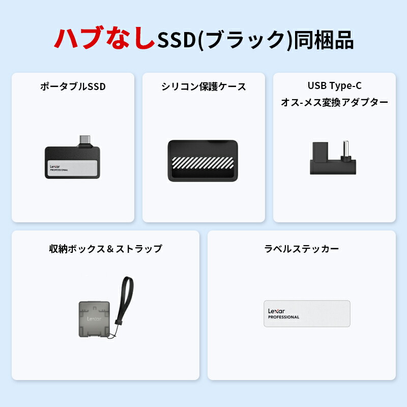 楽天市場】【正規代理店】Lexar Professional Go ポータブル SSD 1TB