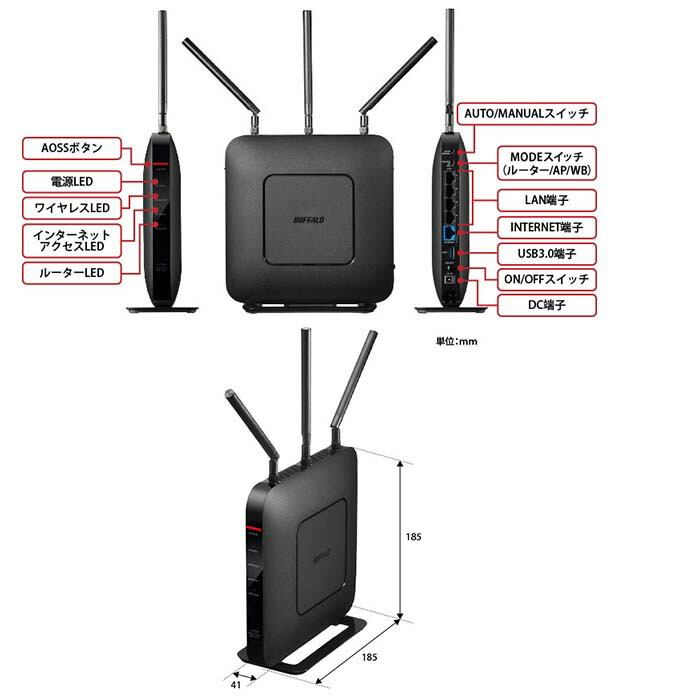楽天市場】【訳あり】 wi-fiルーター 無線lan ルーター 無線ルーター
