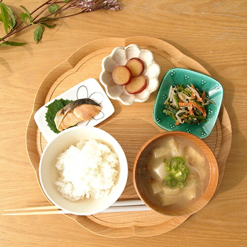 楽天市場】【レビュー特典あり】 四十沢木材工芸 KITO 輪花盆 大