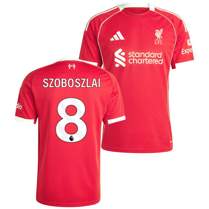 楽天市場】○リバプール 25-26 ホーム 半袖 ユニフォーム No.8