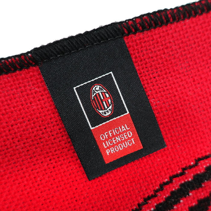 楽天市場】ACミラン オフィシャル アクリル ジャガードマフラー