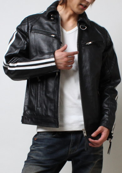 楽天市場】革ジャン 本革 シングルライダース メンズ 大きいサイズ XS