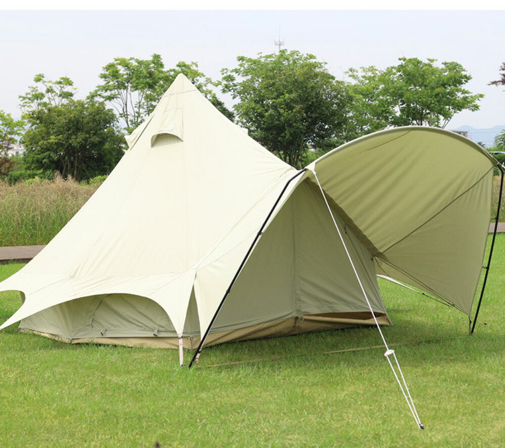 楽天市場】Fengzel Outdoor タープ付きベルテント 3.5*5*3m/4.5*6*3m 6