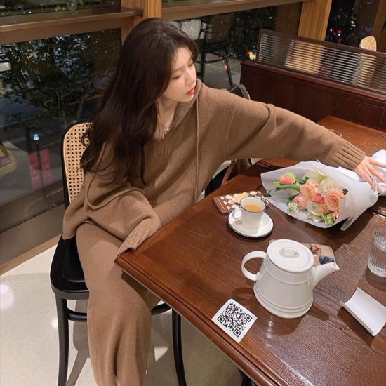 楽天市場】【取寄】セットアップ レディース ニット 上下セット ニット