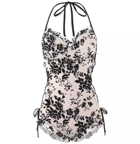 楽天市場】【取寄】ワンピース水着 レディース 水着 ホルターネック