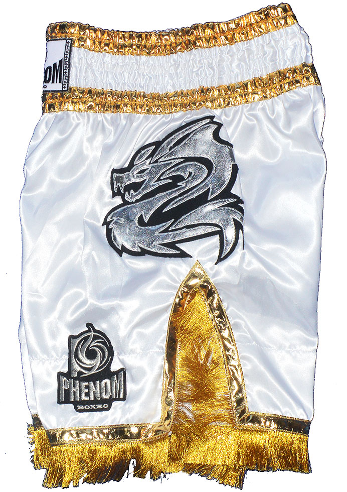 楽天市場】【PHENOM】フェノム ロングショーツ #010 ドラゴン 白サテン