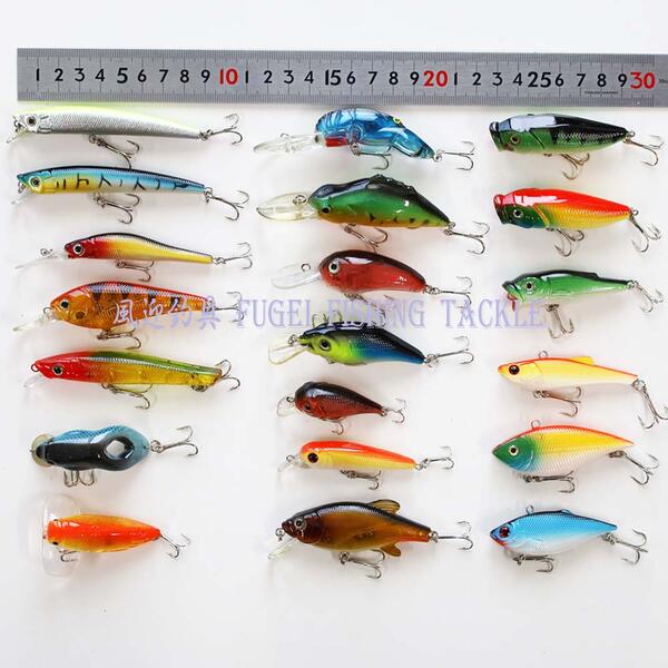 楽天市場】ルアー 20本 セット R12wkm20P バス釣り シャッド ミノー