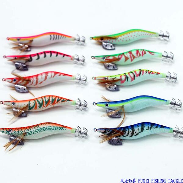 楽天市場】メール便送料無料 夜光 エギ 10本 セット 3.0号