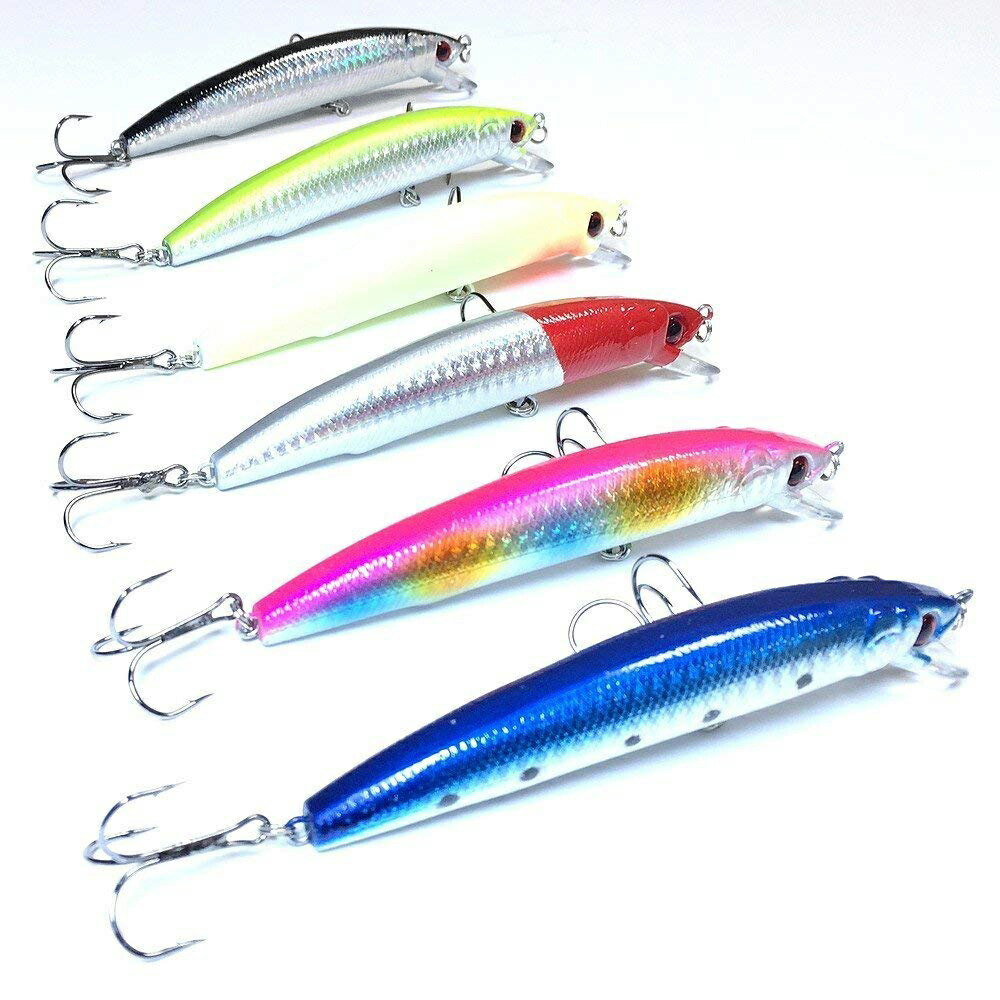 楽天市場】ルアー セット ミノー スペシャル 6個セット 11.5cm 16g