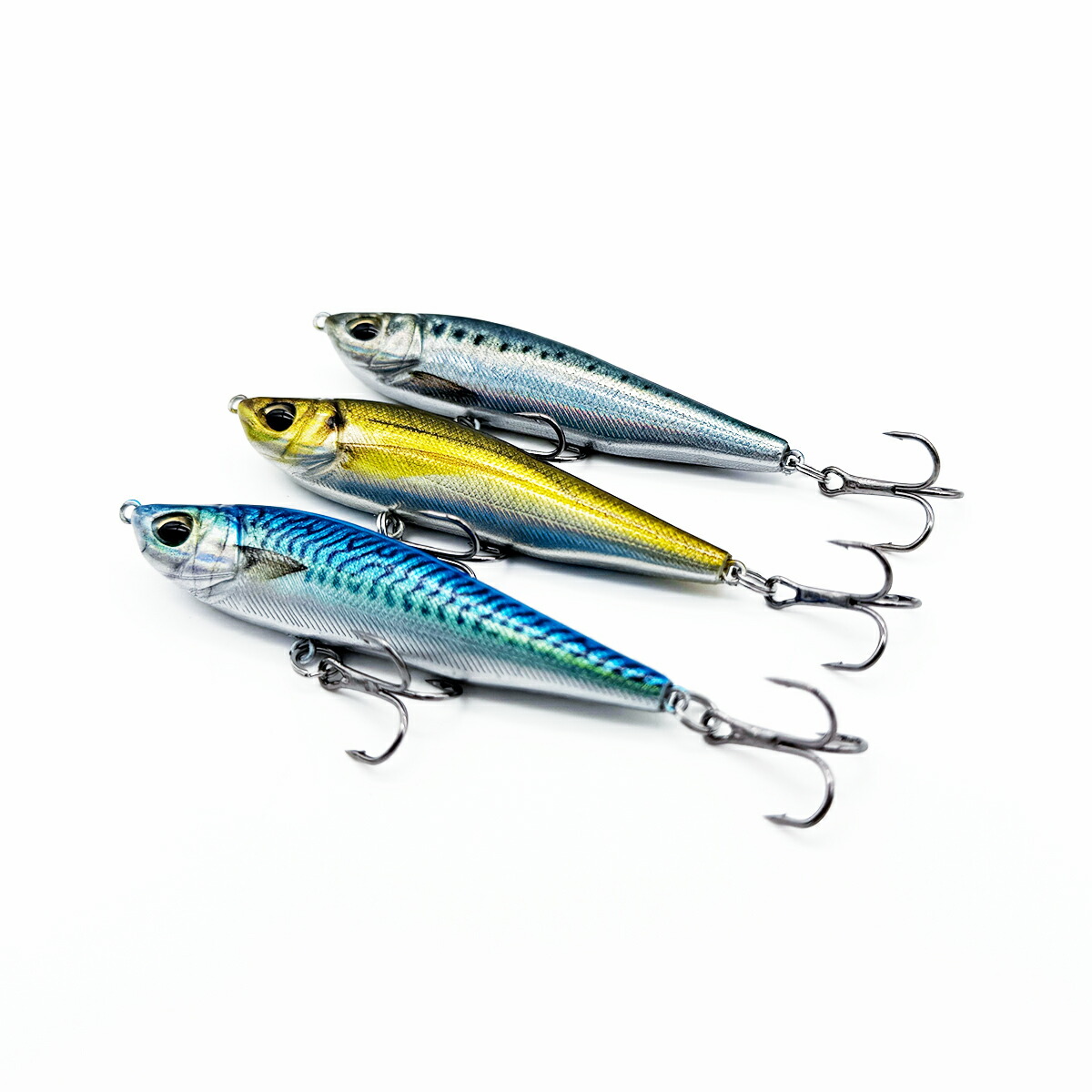 楽天市場】シンキングペンシル ルアー アジ サバ イワシ 3色セット 14g