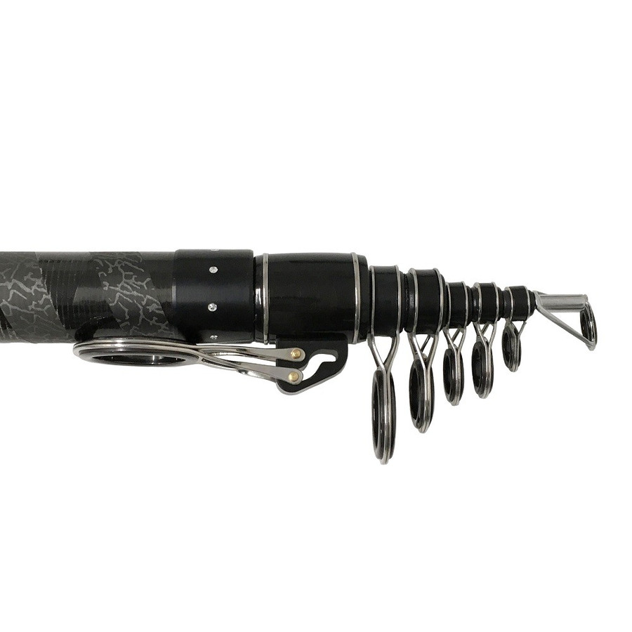 楽天市場】投げ竿 ロッド 竿 振出式 40号 スピニングリール用 竿袋付