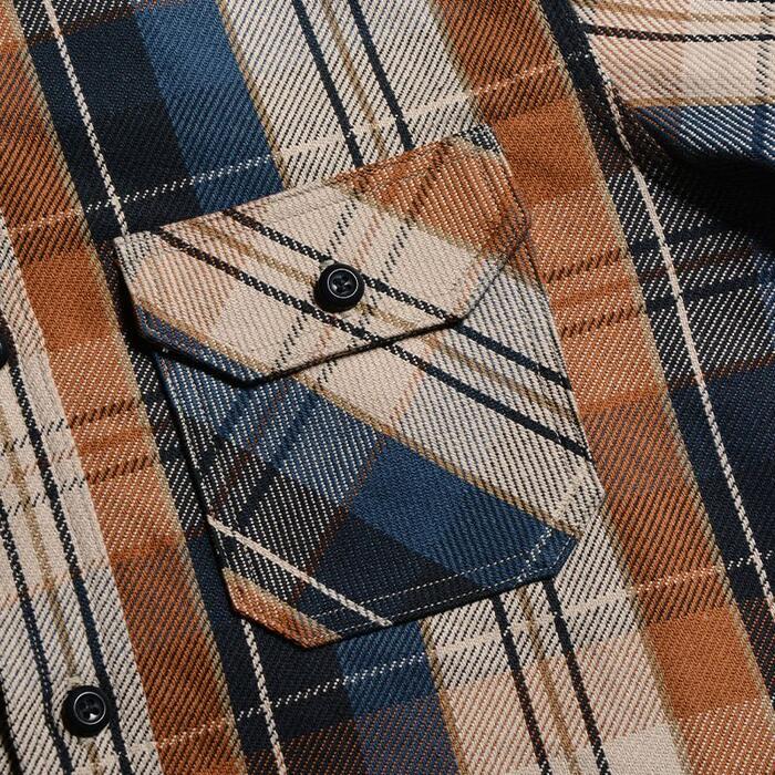 楽天市場】DELUXEWARE デラックスウエア ネルシャツ HV-53 ORANGE