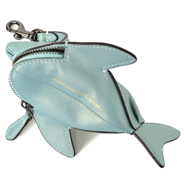 楽天市場】コーチ 小銭入れ COACH メタリック レザー シャーキー サメ