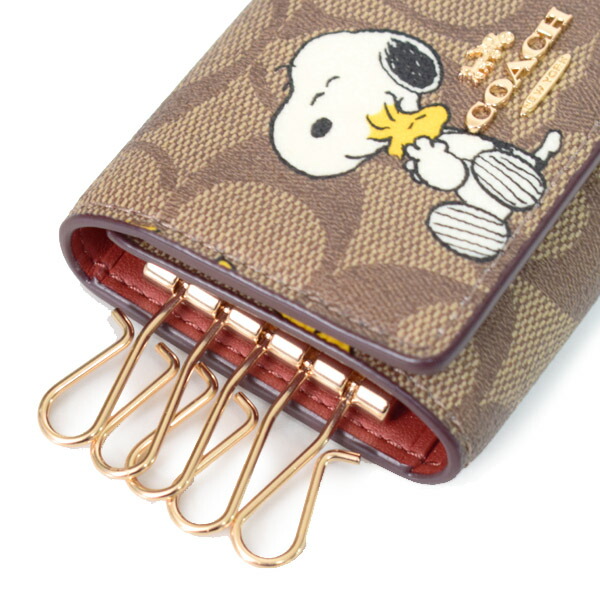 楽天市場】コーチ キーケース スヌーピー COACH ピーナッツ コラボ