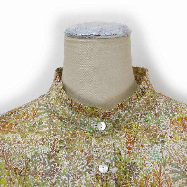 楽天市場】20%OFF [242] リバティ ブラウス × パークス スタンドカラー