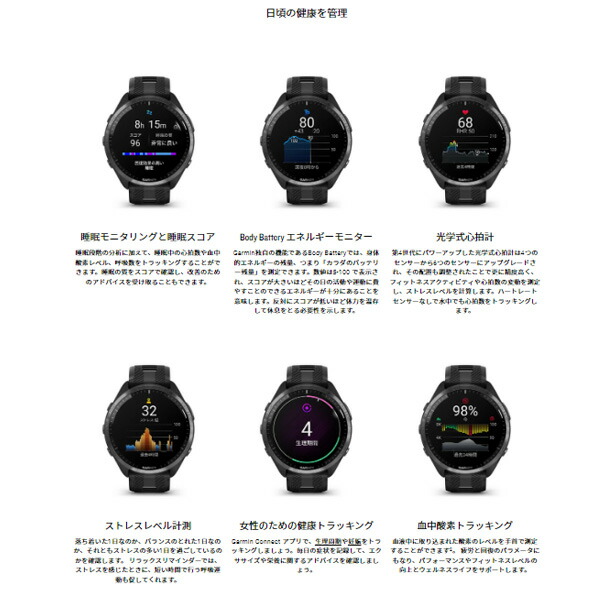 楽天市場】ガーミン フォアランナー 965 Black GARMIN Forerunner 965