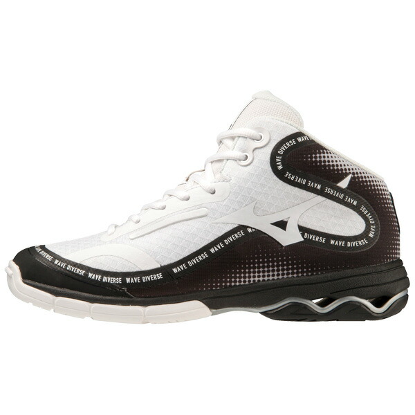 楽天市場】ミズノ ウエーブダイバースDE2 ホワイト×ブラック×ライト