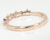 楽天市場】ダイヤモンド ピンキーリング リング スター K10PG/YG/WG