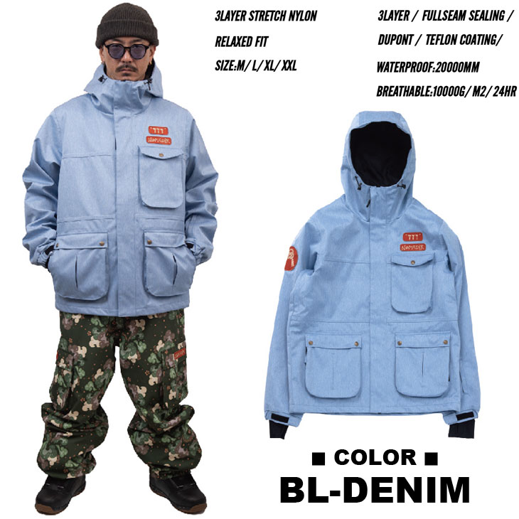 楽天市場】25-26 NOMADIK ノマディック スノボ ウェアー 777 JACKET