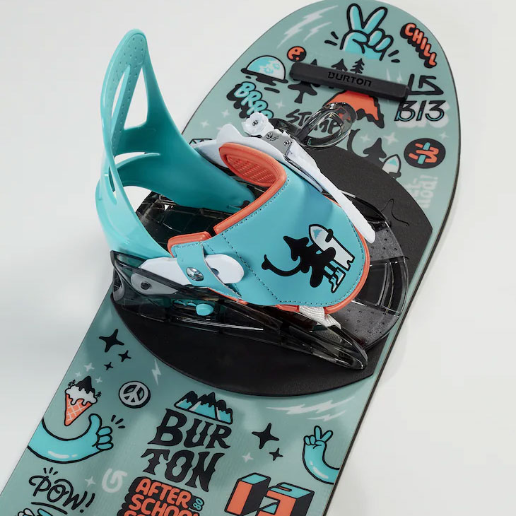 さち】BURTON キッズ用スノーボード練習 さち】BURTON キッズ用