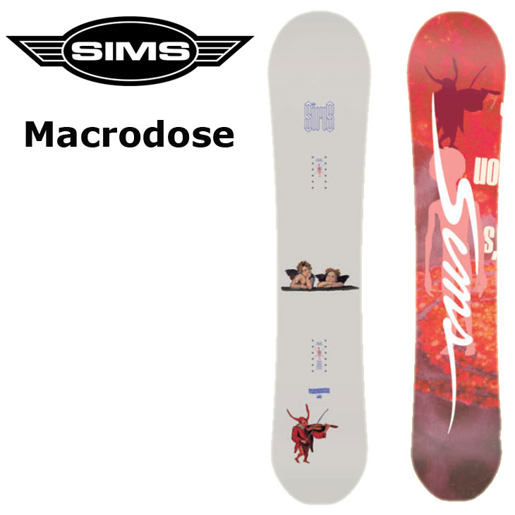 楽天市場】24-25 SIMS シムス スノーボード 板 Macrodose マクロドース