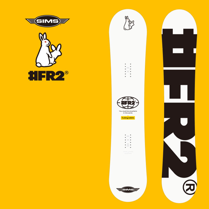 楽天市場】24-25 ♯FR2 x SIMS シムス スノーボード 板 FR2 エフアール