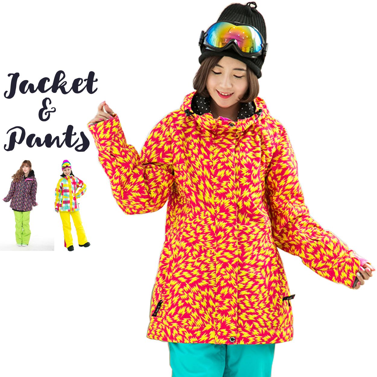 楽天市場】スノボウェア スキーウエア レディース 上下セット