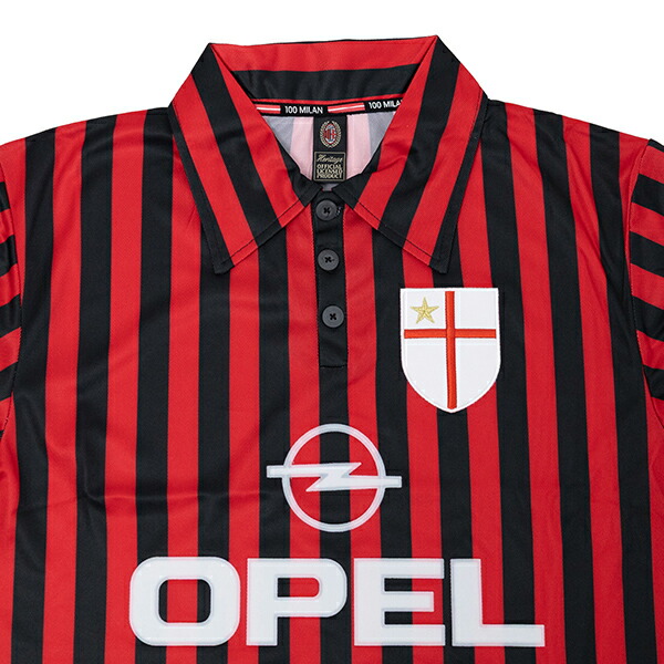 楽天市場】ACミラン 99-00 ホーム 100周年モデル レトロシャツ 大人用