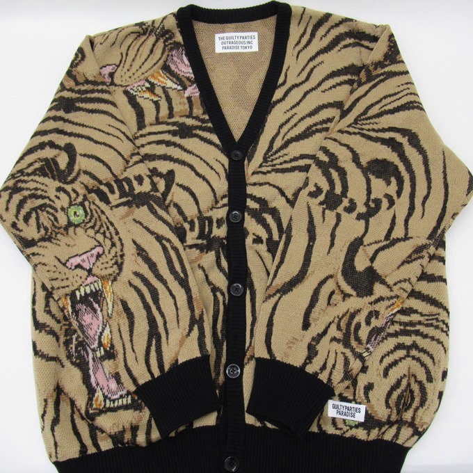 楽天市場】WACKO MARIA TIM LEHI JACQUARD CARDIGAN (TYPE 2