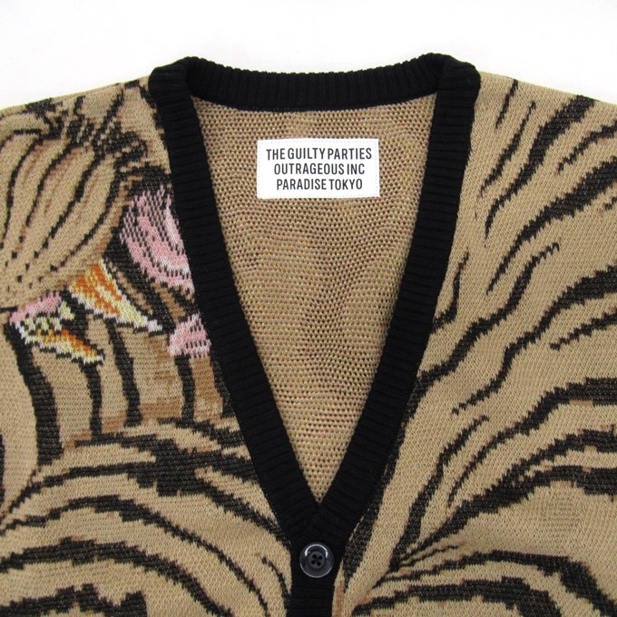 楽天市場】WACKO MARIA TIM LEHI JACQUARD CARDIGAN (TYPE 2