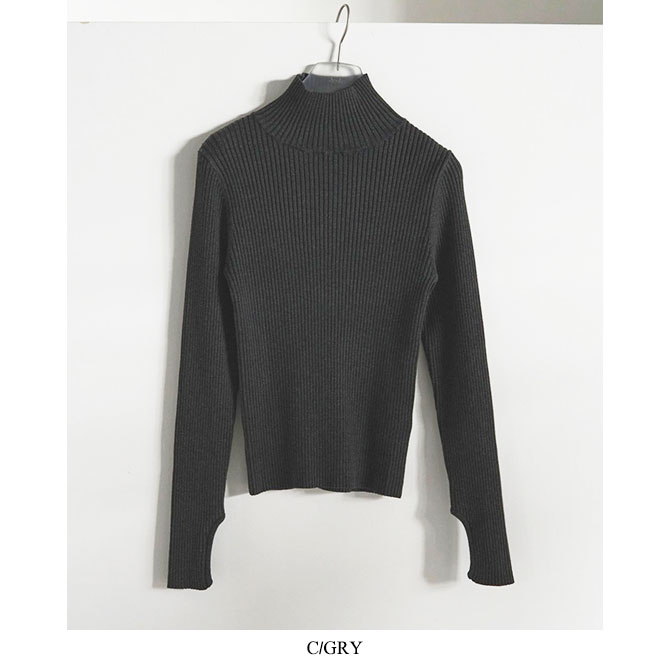 楽天市場】[anuke]アンヌーク Slit Turtle Knit スリットタートル