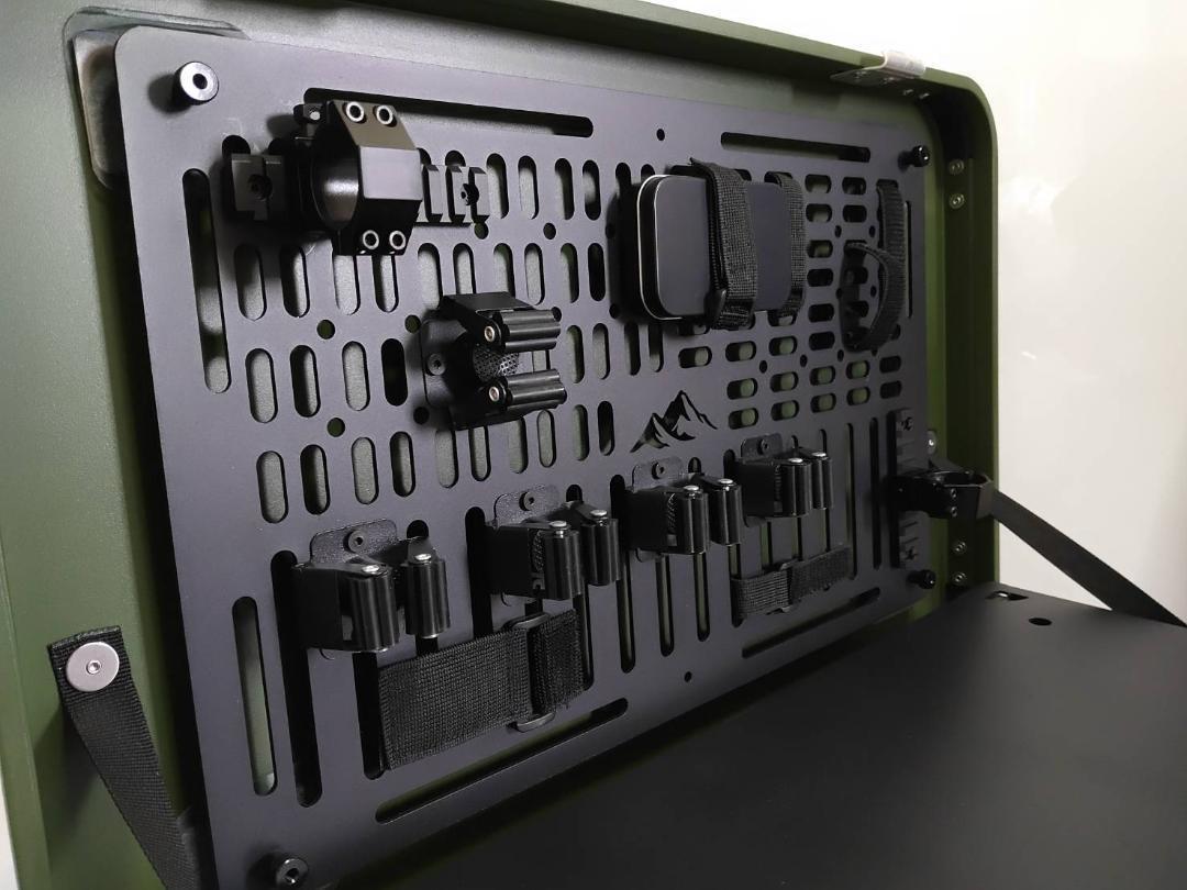 楽天市場】50L用 アルミコンテナ カスタムパネル 上蓋パネル