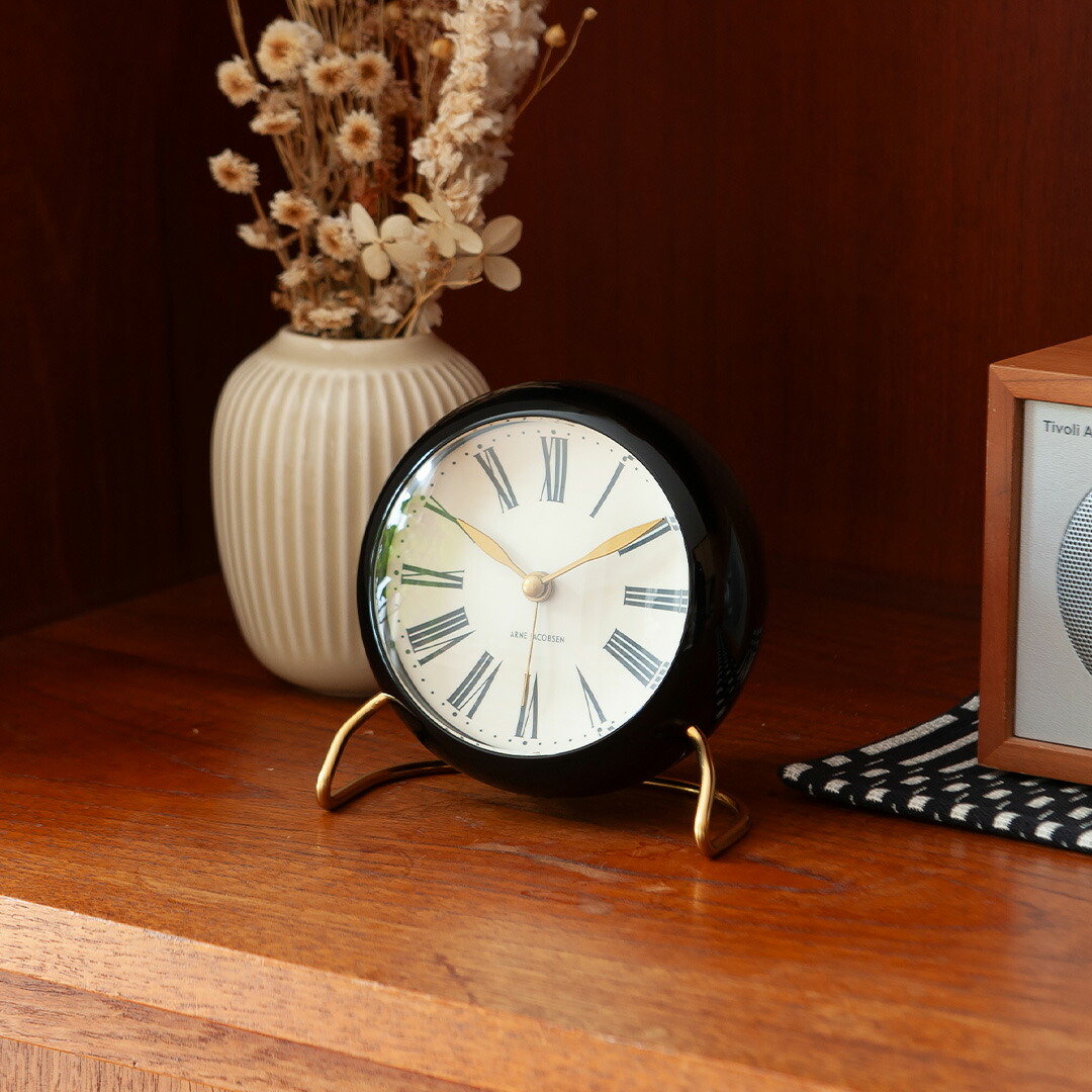 楽天市場】アルネ・ヤコブセン テーブルクロック（ローゼンダール