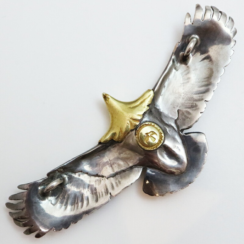 楽天市場】goro's(ゴローズ) 18K×SV OLD物 中イーグルトップ 裏金