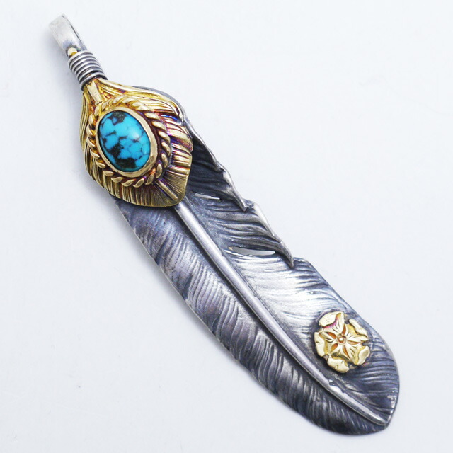 楽天市場】goro's ゴローズ オールド物 上金ハート金縄ターコイズ特大