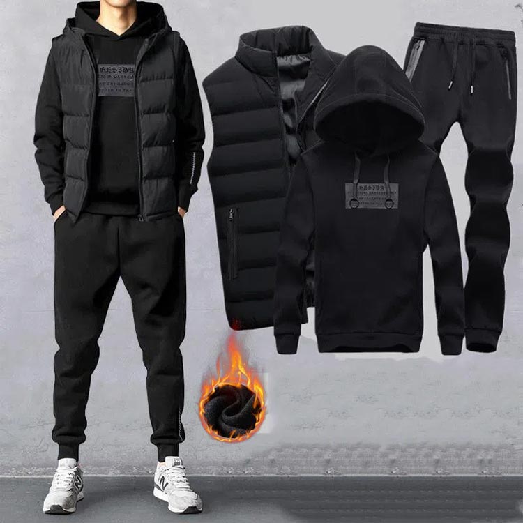 楽天市場】上下セット ダウンベスト セットアップ ジップアップ 冬 裏