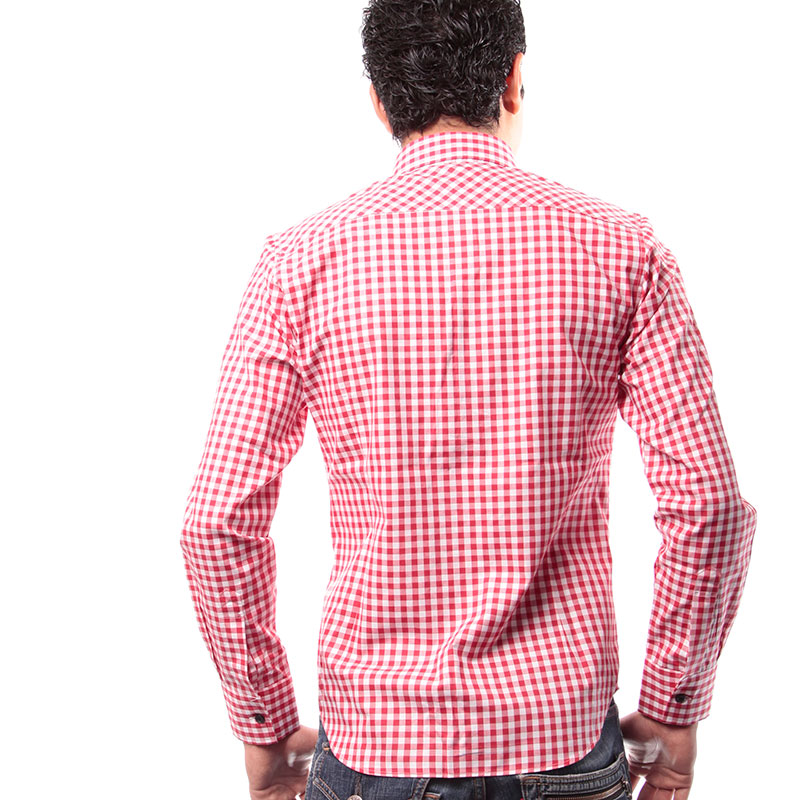 楽天市場】【冬物限定セール】 極 日本製 ギンガムチェック ボタン