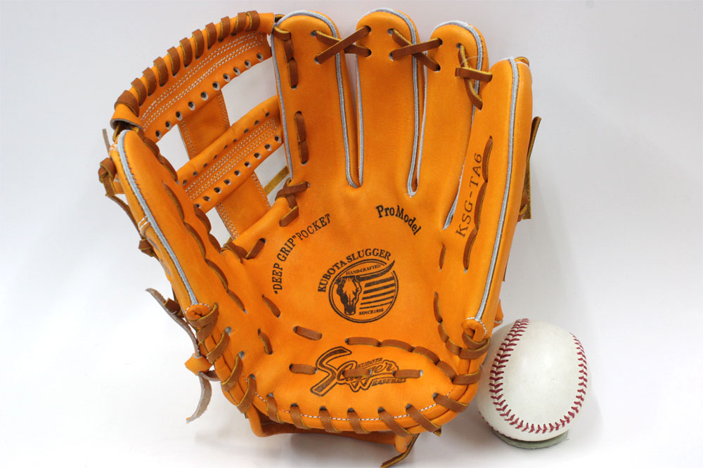 楽天市場】久保田スラッガー 硬式グローブ 内野手 KSG-TA6 DPオレンジ