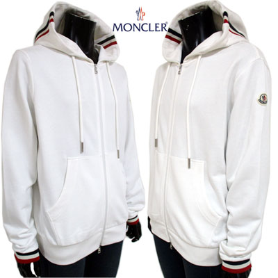 楽天市場】モンクレール MONCLER メンズ フードトリコロールライン