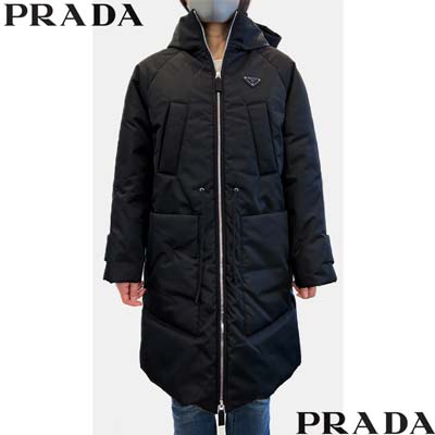 楽天市場】プラダ PRADA レディース ダウンコート ロングジャケット