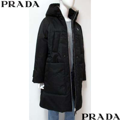 楽天市場】プラダ PRADA レディース ダウンコート ロングジャケット