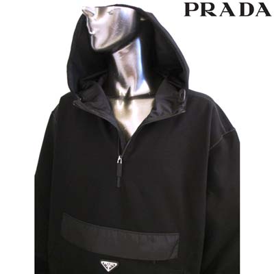 楽天市場】PRADA プラダ パーカー フーディ メンズ フロント