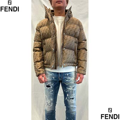 楽天市場】FENDI フェンディ ダウンジャケット メンズ アウター ユニ
