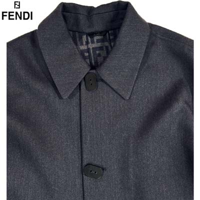 楽天市場】フェンディ FENDI コート メンズ ロングジャケット アウター