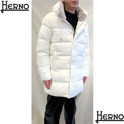 楽天市場】HERNO ヘルノ ダウンコート メンズ ロングジャケット