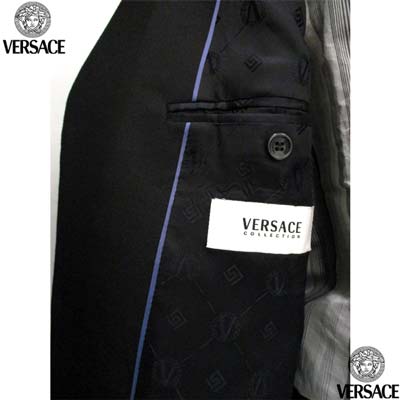 楽天市場】【完売】ヴェルサーチ VERSACE メンズ スーツ ジャケット